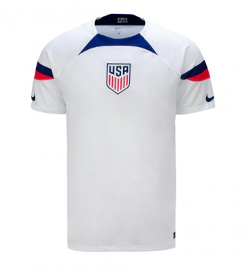 United States Replica Home Stadium Shirt World Cup 2022 Short Sleeve
